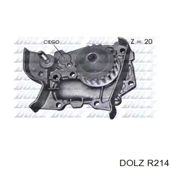 R214 Dolz Bomba refrigerante coche