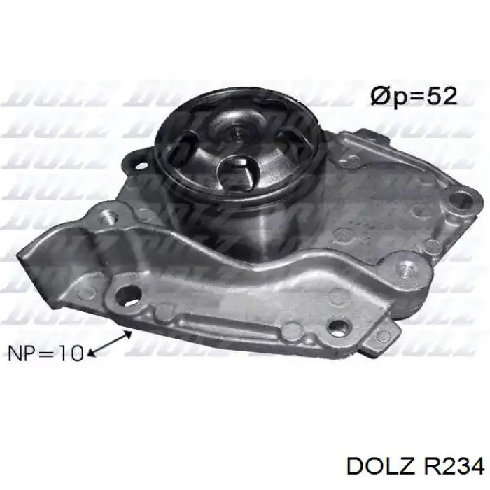 Comprar R234 Dolz Bomba de agua para motor