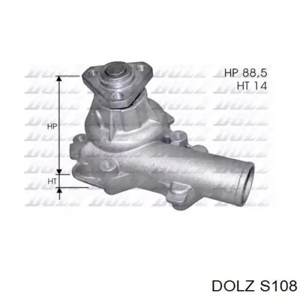 Bomba de agua S108 Dolz