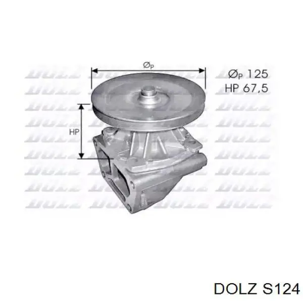 Bomba de agua de refrigeración con carcasa Dolz S124 precio, desde 147,74 EUR