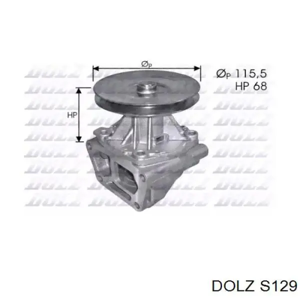 S129 Dolz Bombeadora de agua, completo con caja