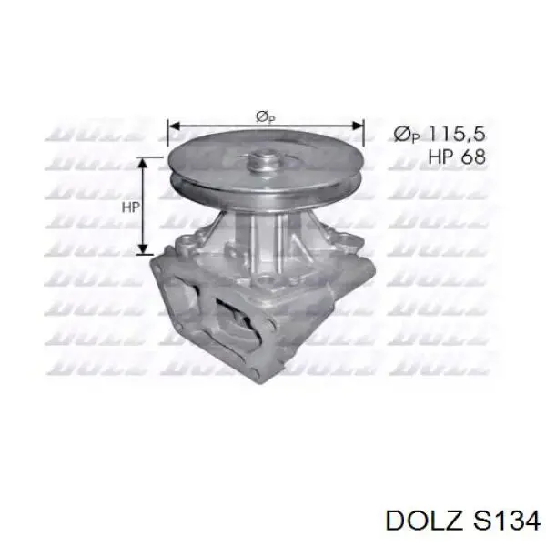 S134 Dolz Bombeadora de agua, completo con caja