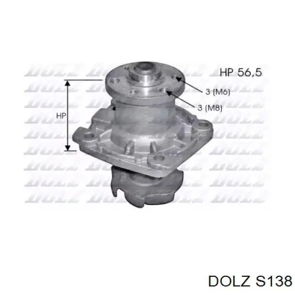 Bomba de agua S138 Dolz