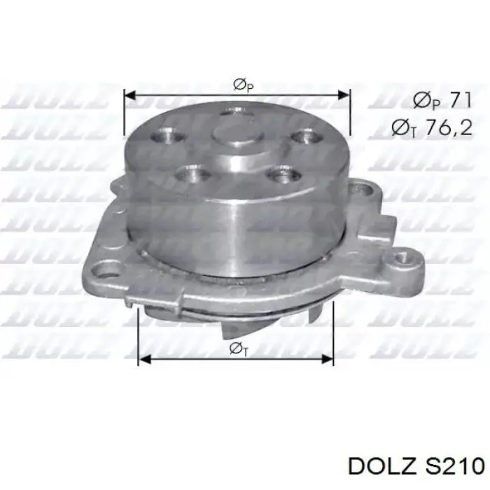 Comprar S210 Dolz Bomba de agua para motor
