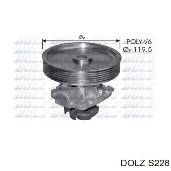 Comprar S228 Dolz Bomba de agua para motor