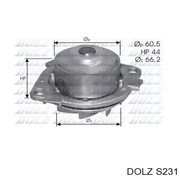 Comprar S231 Dolz Bomba de agua para motor
