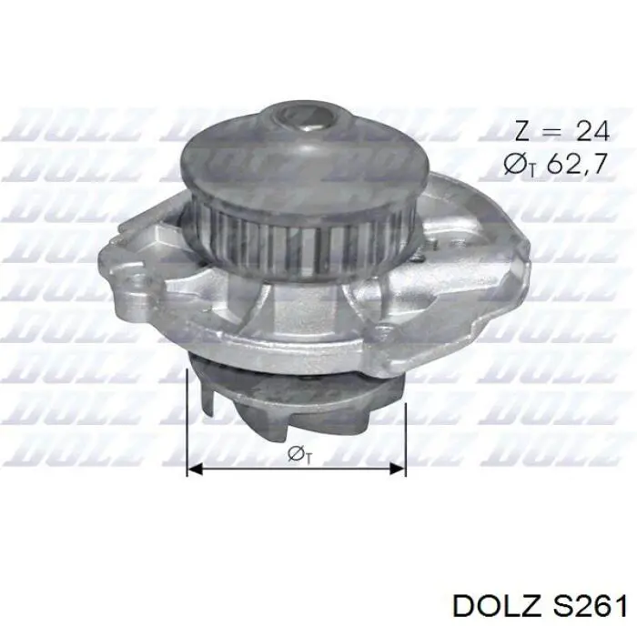 Bomba de agua S261 Dolz
