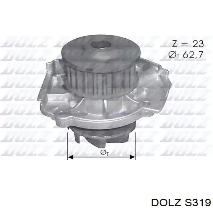 Comprar S319 Dolz Bomba de agua para motor