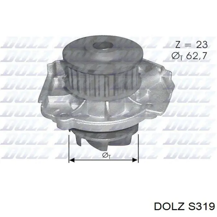 Bomba de agua S319 Dolz