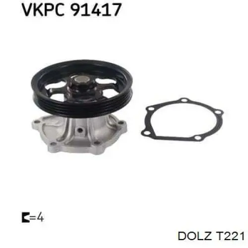 Comprar T221 Dolz Bomba de agua para motor
