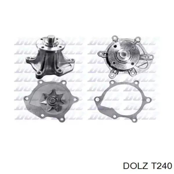 T240 Dolz Bomba refrigerante coche