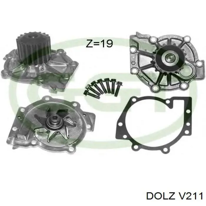 Bomba de agua V211 Dolz
