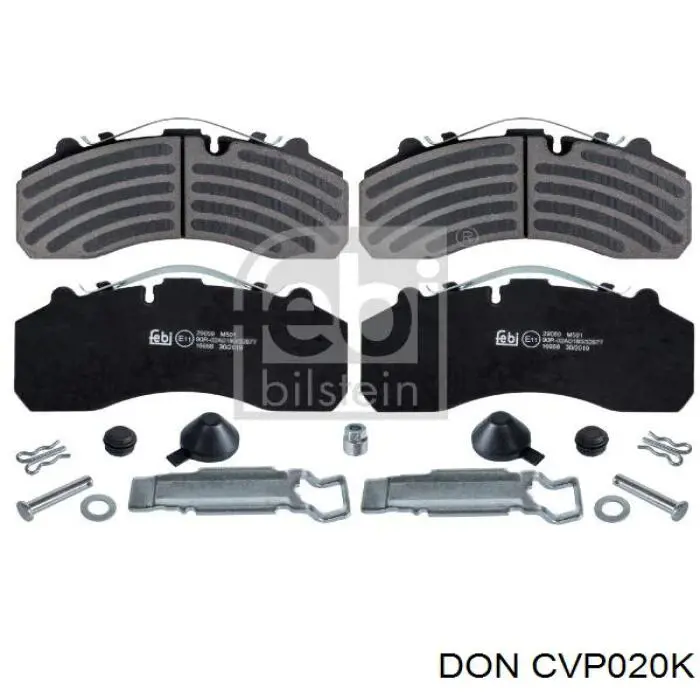 2271804 Scania Pastillas delanteras