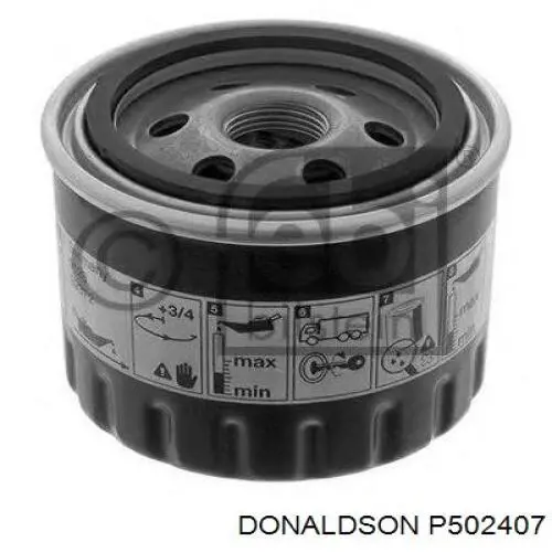 P502407 Donaldson filtro de transmisión automática