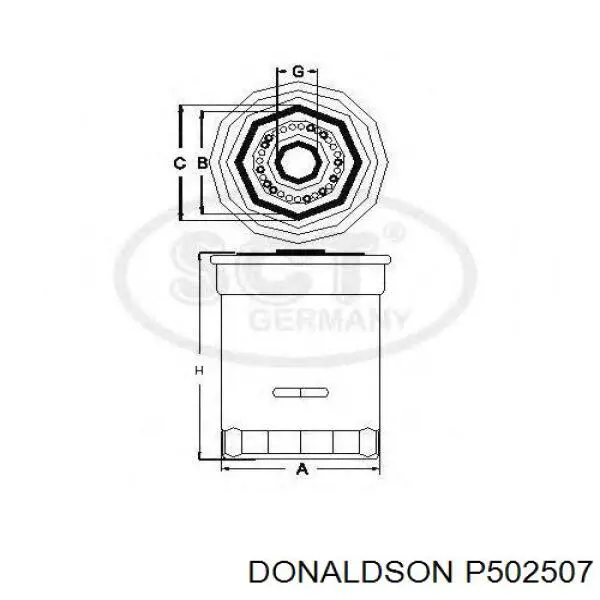 Comprar P502507 Donaldson Filtros de aceite
