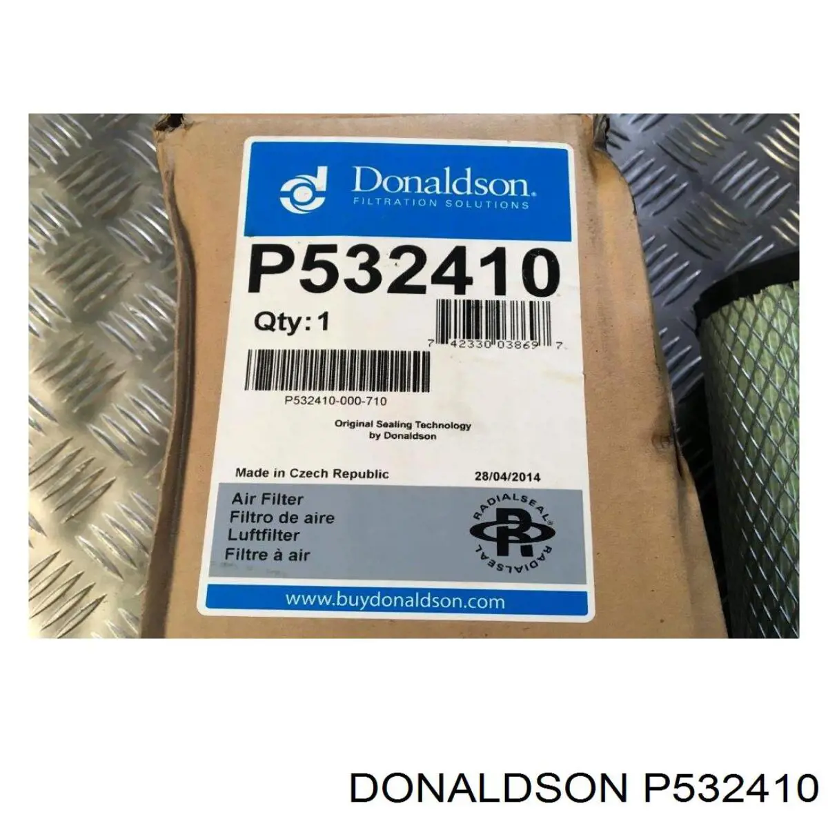 El filtro de aire Donaldson P532410 precio, desde 38,36 EUR