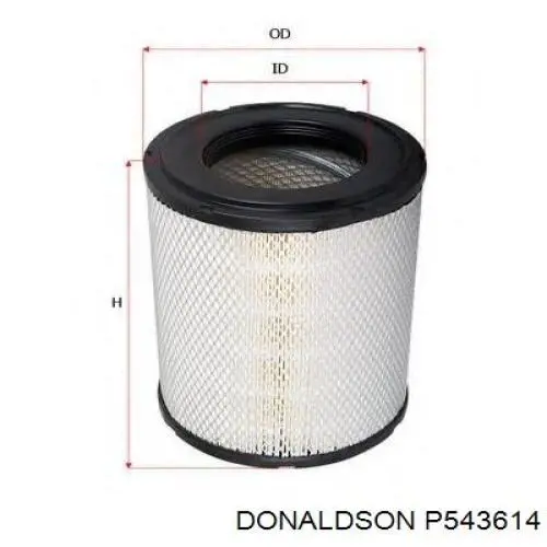 P543614 Donaldson filtro de aire
