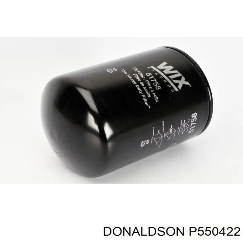 Filtro de aceite Donaldson P550422 precio, desde 20,58 EUR