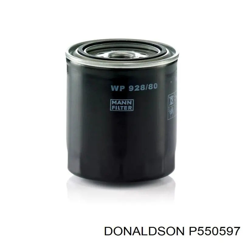 P550597 Donaldson filtro de aceite