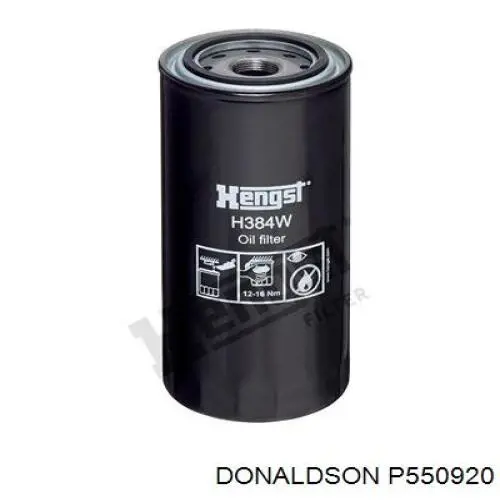 Comprar P550920 Donaldson Filtros de aceite