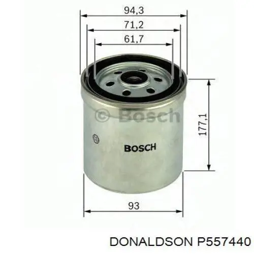 P557440 Donaldson filtro de combustible