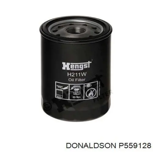 Comprar P559128 Donaldson Filtros de aceite