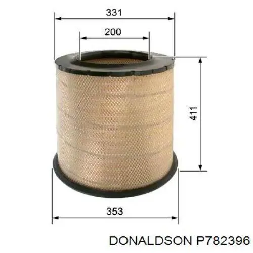 P782396 Donaldson filtro de aire