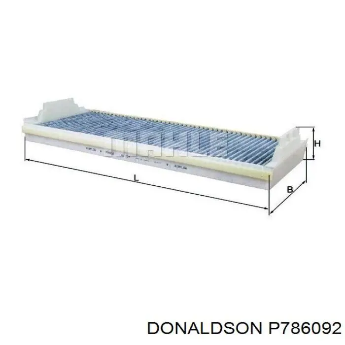 Filtro de cabina Donaldson P786092 precio, desde 33,23 EUR