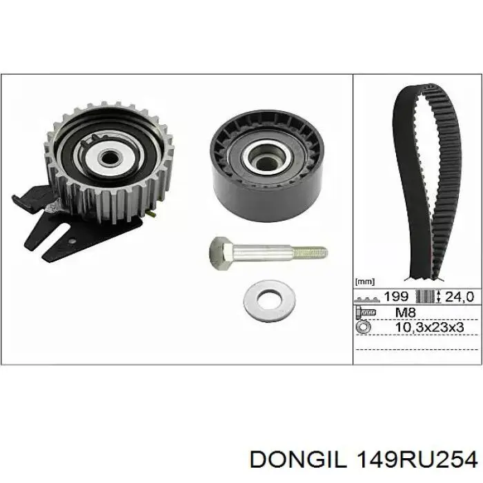 Correa de distribución Hyundai/Kia MD197145 precio, desde 30,95 EUR