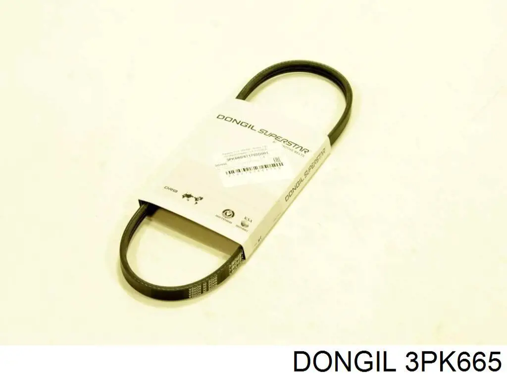 3PK665 Dongil correa trapezoidal
