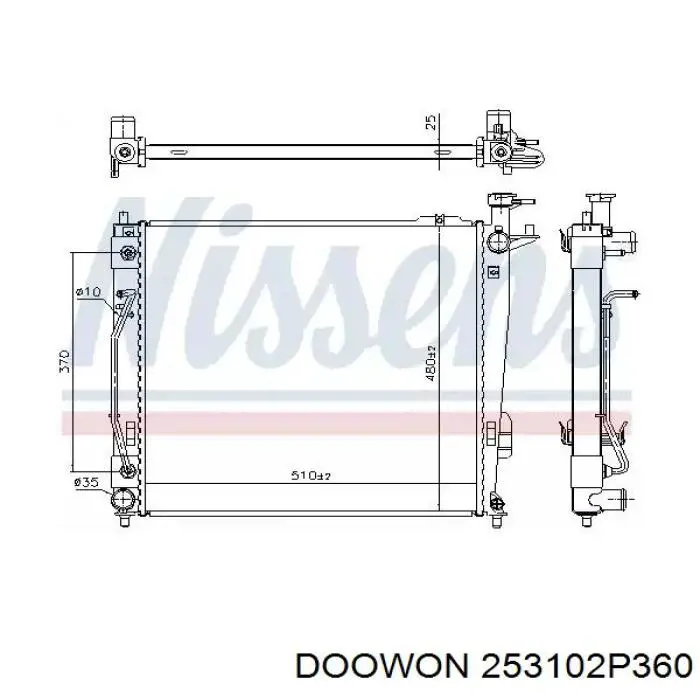 Radiador 4172082 Polcar