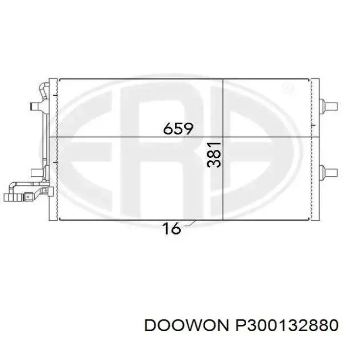 P300132880 Doowon compresor de aire acondicionado