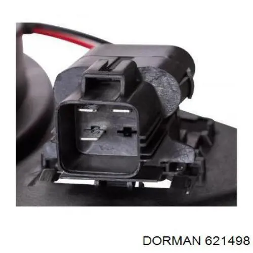 621498 Dorman difusor de radiador, ventilador de refrigeración, condensador del aire acondicionado, completo con motor y rodete