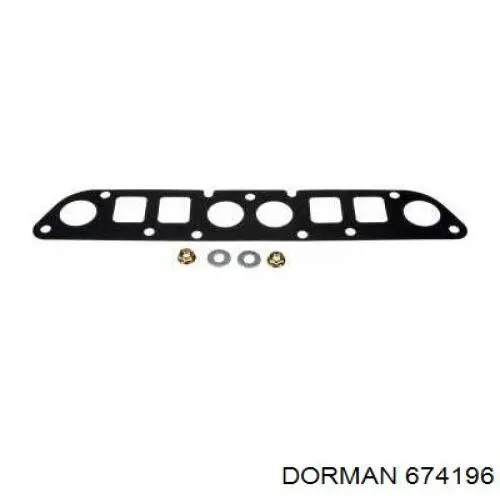 674196 Dorman colector de escape, sistema de escape