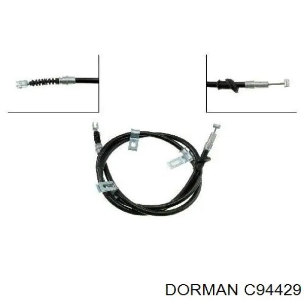 C94429 Dorman cable de freno de mano trasero izquierdo