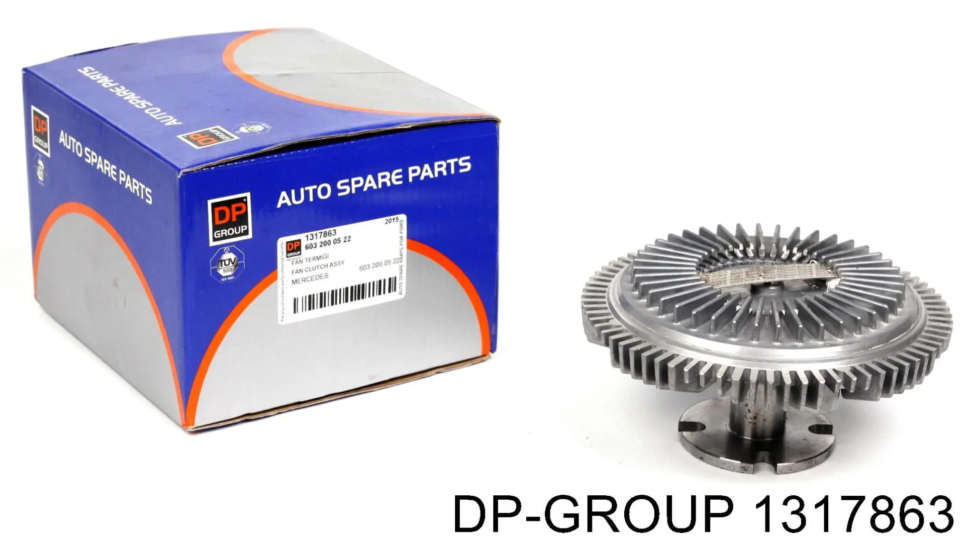 Embrague viscoso de ventilador 1317863 DP Group