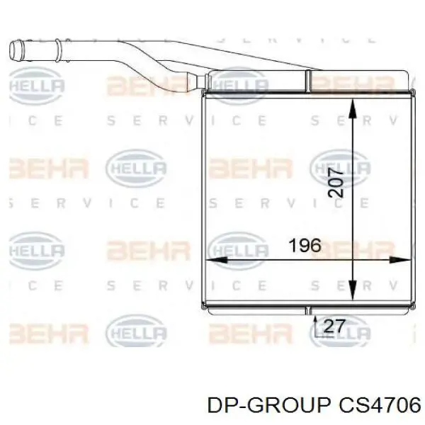 CS4706 DP Group radiador de calefacción