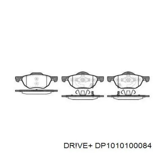 DP1010100084 Dr!ve+ Pastillas delanteras