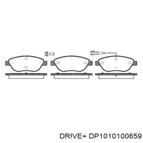 DP1010100659 Dr!ve+ Pastillas delanteras
