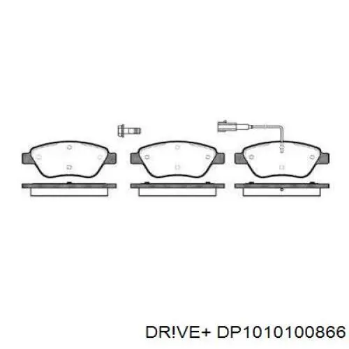 DP1010100866 Dr!ve+ Pastillas delanteras