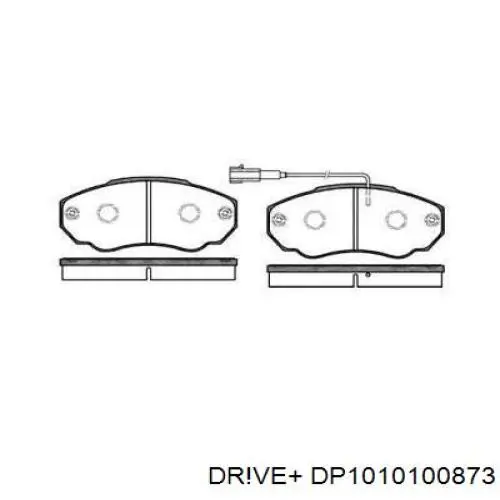 DP1010.10.0873 Dr!ve+ pastillas de freno delanteras