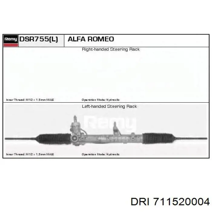 Caja de dirección para Alfa Romeo 145 (930)
