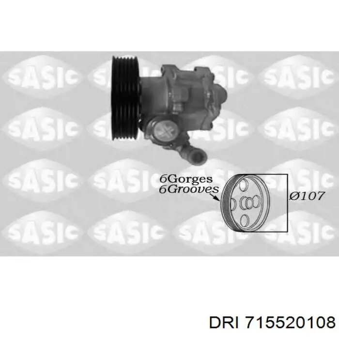 Bomba de dirección 715520108 DRI