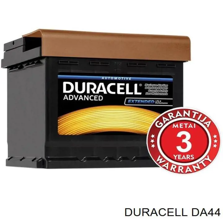DA44 Duracell Batería Start-Stop