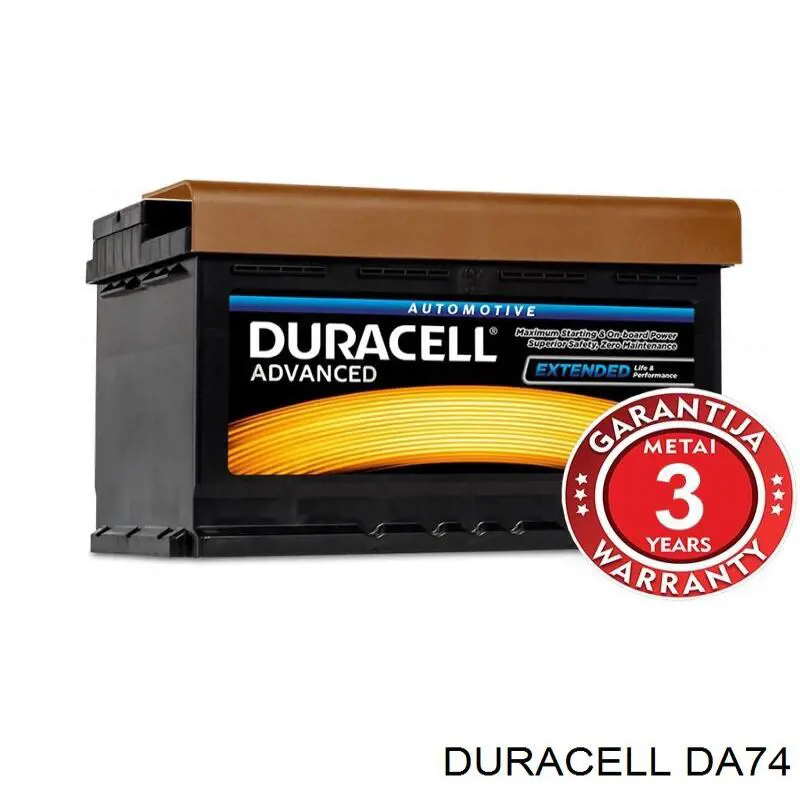 Comprar DA74 Duracell Batería de coche