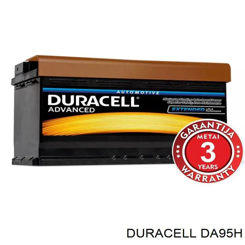 Batería de Arranque Duracell (DA95H)