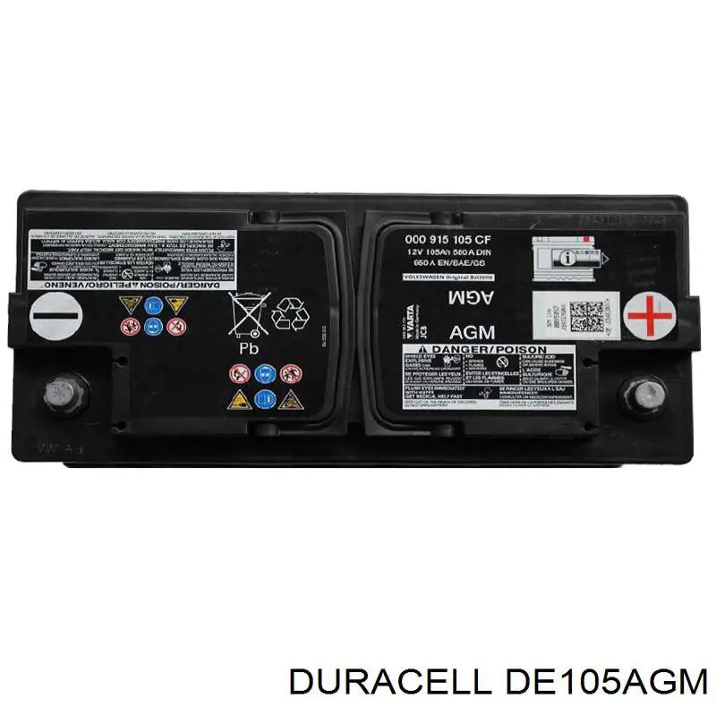 Comprar DE105AGM Duracell Batería de coche