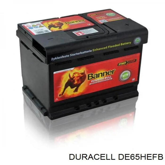DE65HEFB Duracell Batería Start-Stop