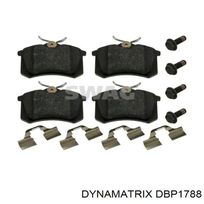 DBP1788 Dynamatrix pastillas de freno traseras