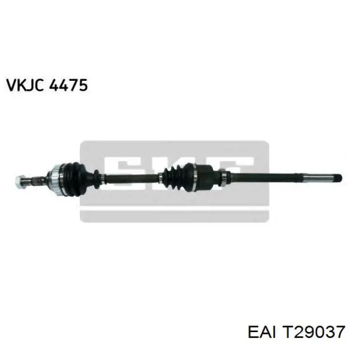 95602248 Peugeot/Citroen árbol de transmisión delantero izquierdo